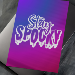 Stay Spooky (Purple) - Art Print