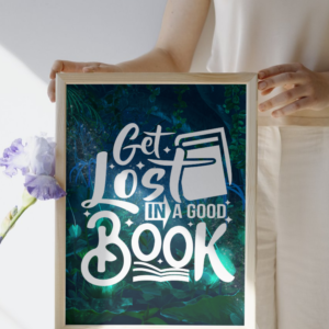 Lost in a Book - Art Print