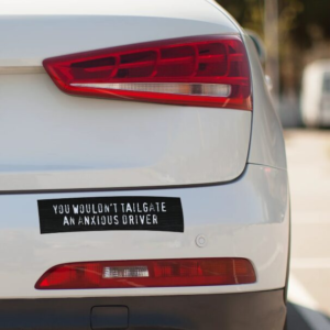 Anxious Driver - Bumper Sticker