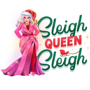 Sleigh Queen - Christmas Sticker