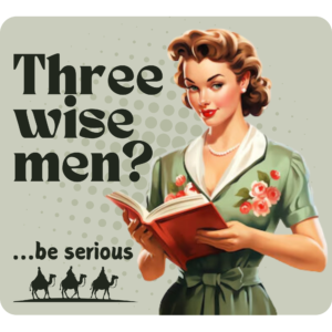 Three Wise Men - Christmas Sticker