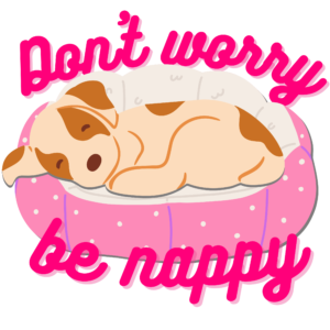 Don't Worry, Be Nappy - Sticker