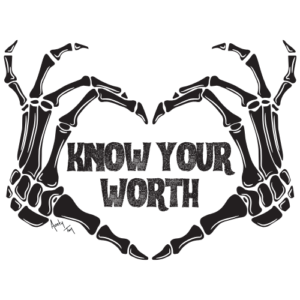 Know Your Worth - Sticker