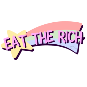 Eat The Rich - Sticker